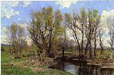 Early Paintings - Early Spring, Near Sheffield, Massachusetts by Hugh Bolton Jones